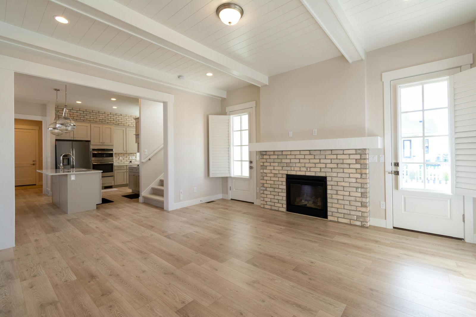 Remodeled kitchen, bathroom, and basement