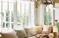 Windows in a family room